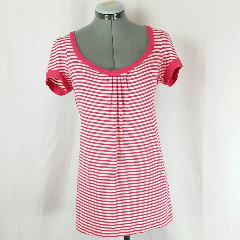 Michael Stars the original tee red white stripe